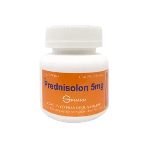 Prednisolon 5mg S.Pharm (500 viên/chai)
