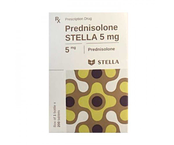 Thuốc kháng viêm Prednisolone Stella 5mg (200 viên/lọ)