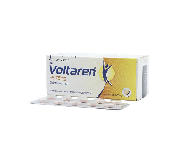 Thuốc kháng viêm Voltaren SR 75mg (10 vỉ x 10 viên/hộp)