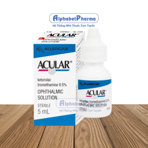 Thuốc nhỏ mắt giảm ngứa mắt do viêm kết mạc Acular (5ml)