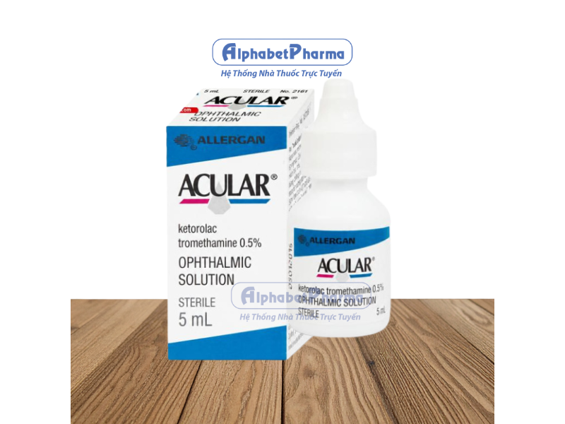 Thuốc nhỏ mắt giảm ngứa mắt do viêm kết mạc Acular (5ml)