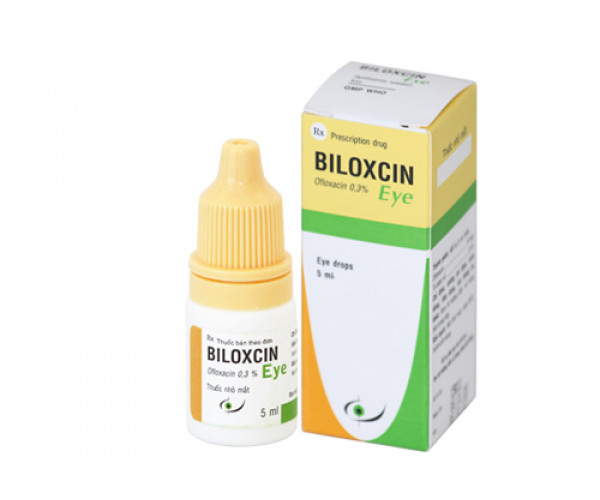 Thuốc nhỏ mắt kháng sinh Biloxcin Eye 0.3% (5ml)