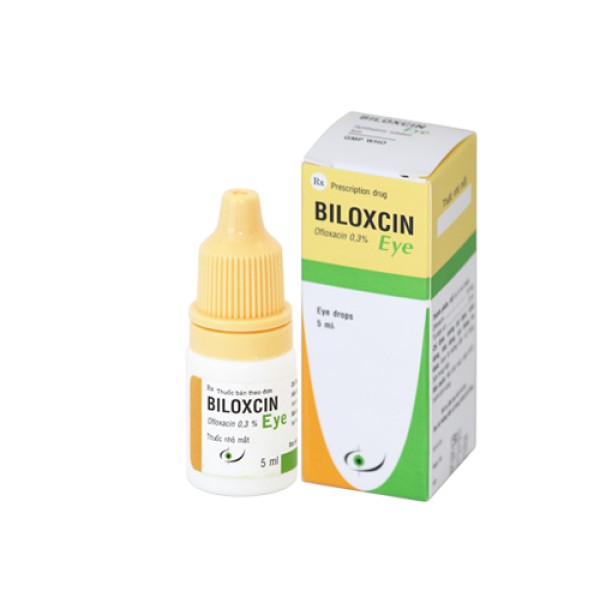 Thuốc nhỏ mắt kháng sinh Biloxcin Eye 0.3% (5ml)
