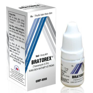 Thuốc nhỏ điều trị viêm mắt Bratorex (5ml)