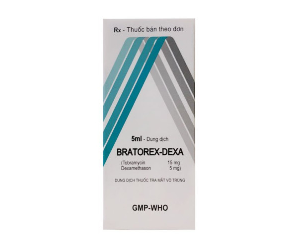 Thuốc nhỏ điều trị viêm mắt Bratorex-Dexa (5ml)