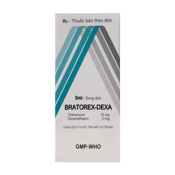 Thuốc nhỏ điều trị viêm mắt Bratorex-Dexa (5ml)