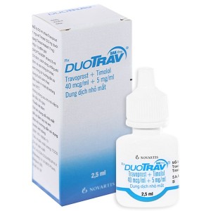 Dung dịch nhỏ mắt giảm áp lực nội nhãn Duotrav (2.5ml)