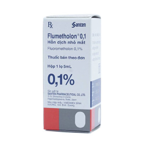 Thuốc nhỏ mắt điều trị viêm bờ mi, viêm kết mạc Flumetholon 0.1% (5ml)