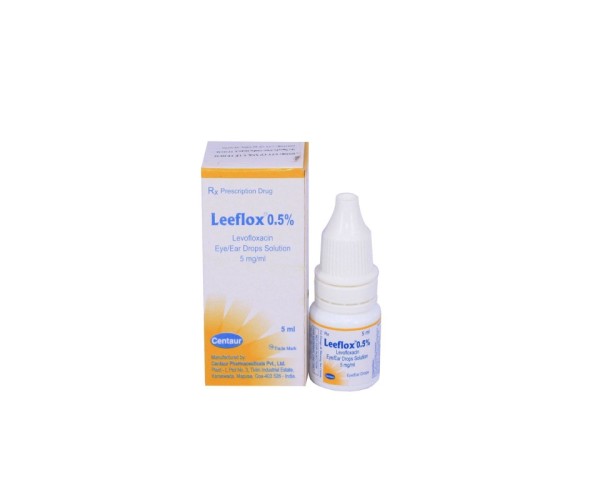 Dung dịch nhỏ mắt, tai điều trị nhiễm khuẩn Leeflox 0.5% (5ml)