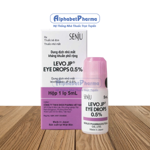 Dung dịch nhỏ mắt điều trị viêm bờ mi, viêm túi lệ Levo JP Eye Drops 0.5% (5ml)