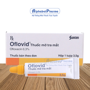 Thuốc mỡ tra mắt Oflovid ointment 0.3% (3.5g)