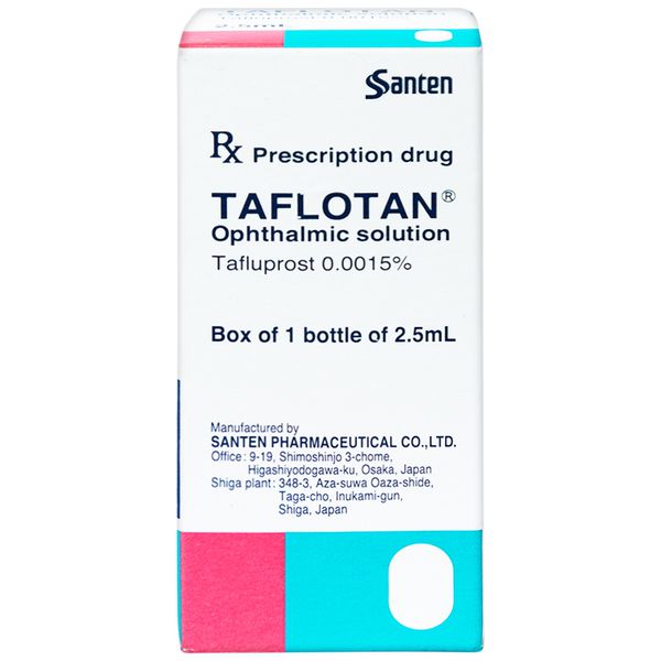 Thuốc nhỏ mắt Taflotan 0,0015% (2.5ml)