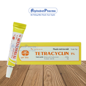 Thuốc mỡ tra mắt Tetracyclin 1% Quapharco (5g)