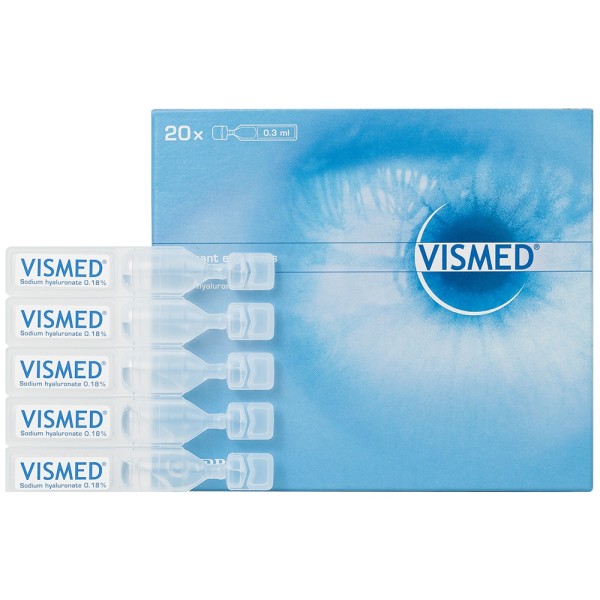 Thuốc nhỏ mắt Vismed 0.3ml (20 ống/hộp)