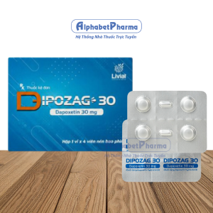 Thuốc điều trị xuất tinh sớm ở nam giới Dipozag 30mg (4 viên/hộp)