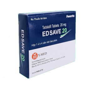 Thuốc trị rối loạn cương dương Edsave 20mg (4 viên/hộp)