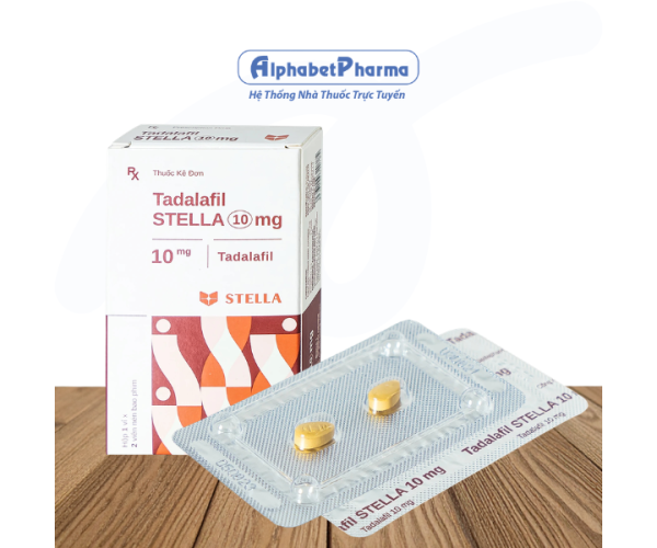 Thuốc trị rối loạn cương dương Tadalafil Stella 10mg (2 viên/hộp)