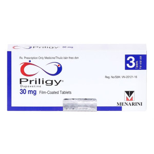 Thuốc điều trị xuất tinh sớm ở nam giới Priligy 30mg (3 viên/hộp)