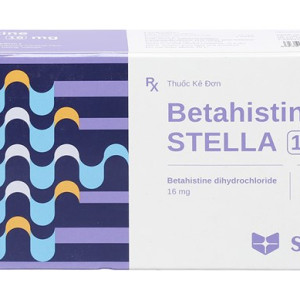 Thuốc trị rối loạn tiền đình Betahistine Stella 16mg (5 vỉ x 10 viên/hộp)