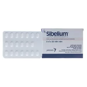 Sibelium 5mg (5 vỉ x 20 viên/hộp)