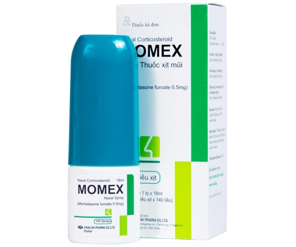 Thuốc xịt mũi điều trị viêm mũi Momex Nasal Spray (140 liều)