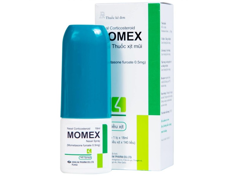 Thuốc xịt mũi điều trị viêm mũi Momex Nasal Spray (140 liều)