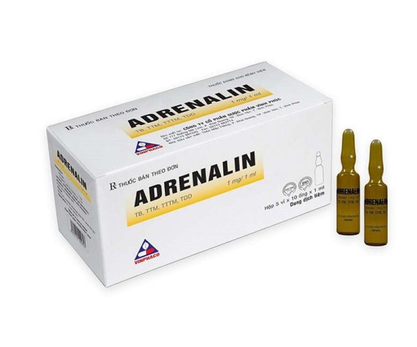 Adrenalin 1mg/1ml (50 ống/hộp) Dung dịch tiêm