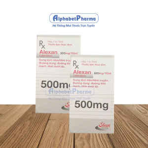 Dung dịch tiêm truyền Alexan 500mg/10ml