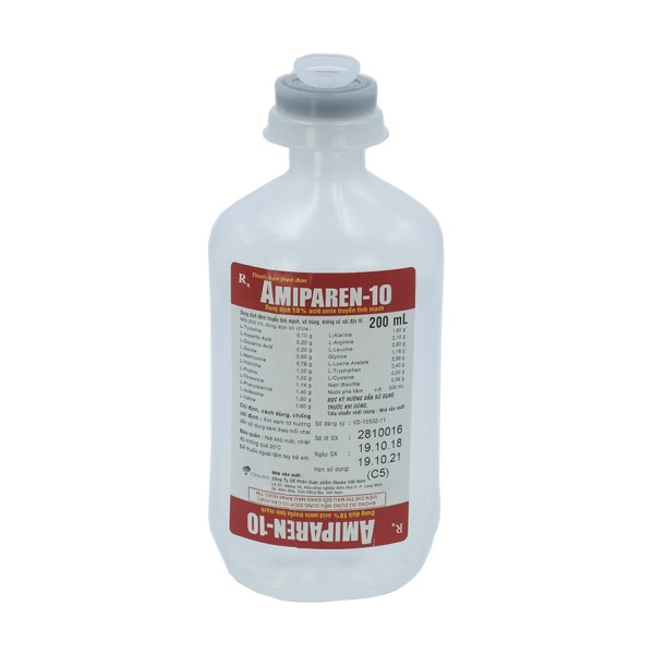 Dung dịch tiêm truyền Amiparen 10 (200ml)