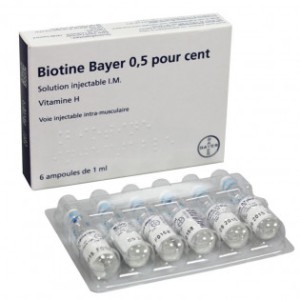 Dung dịch tiêm Biotine Bayer 0.5 pour cent (6 ống/hộp)