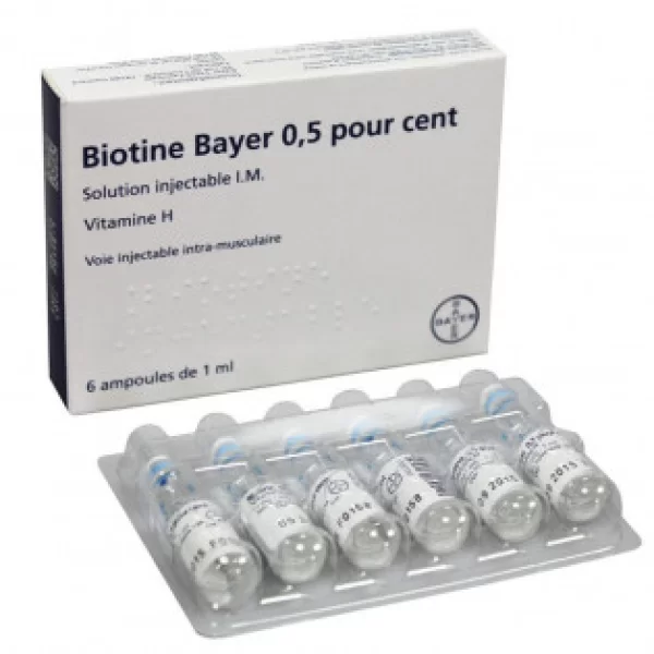 Dung dịch tiêm Biotine Bayer 0.5 pour cent (6 ống/hộp)