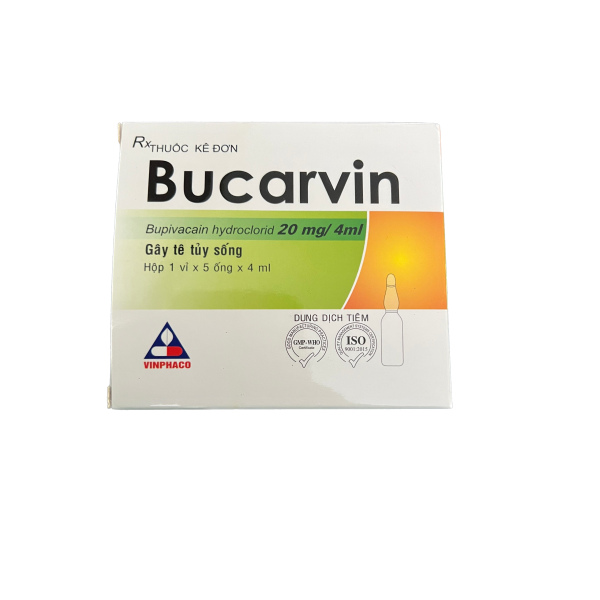 Dung dịch gây tê Bucarvin (5 ống/hộp)