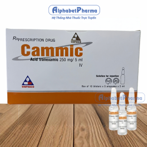 Dung dịch tiêm Cammic 250mg/5ml (50 ống/hộp)
