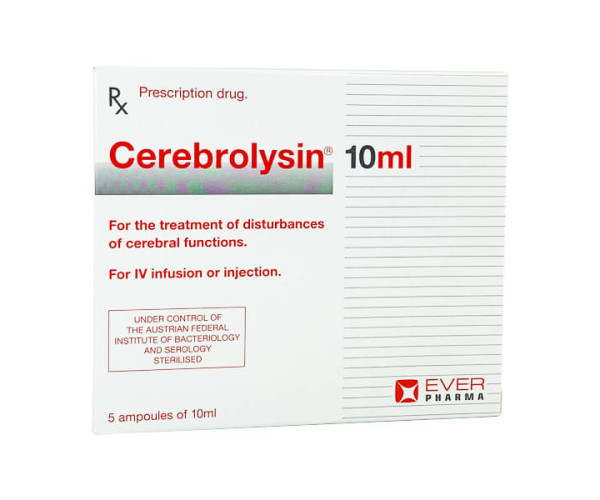 Dung dịch tiêm điều trị rối loạn trí nhớ Cerebrolysin 10ml (5 ống/hộp)