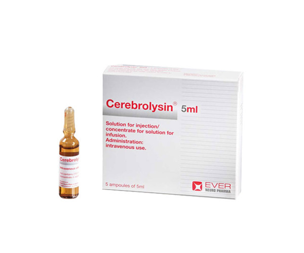 Dung dịch tiêm điều trị rối loạn trí nhớ Cerebrolysin 5ml (5 ống/hộp)