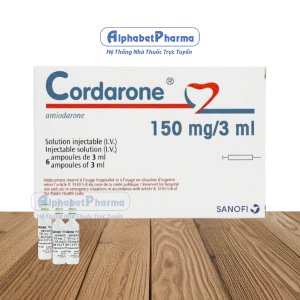 Dung dịch tiêm Cordarone 150mg/3ml (6 ống/hộp)
