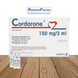 Dung dịch tiêm Cordarone 150mg/3ml (6 ống/hộp)