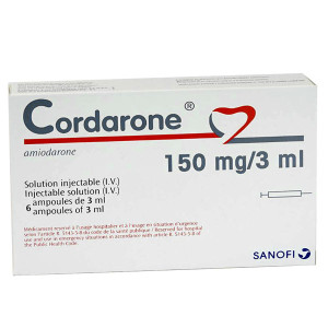 Dung dịch tiêm Cordarone 150mg/3ml (6 ống/hộp)