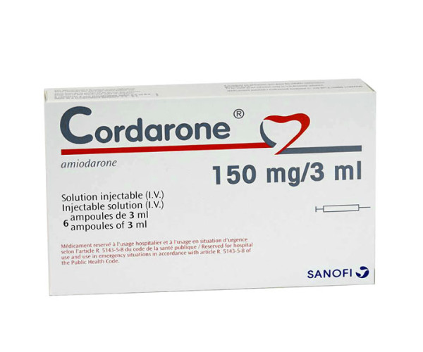 Dung dịch tiêm Cordarone 150mg/3ml (6 ống/hộp)