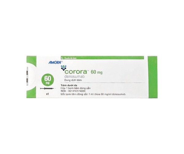 Dung dịch tiêm Corora 60mg (1 bơm tiêm/hộp)