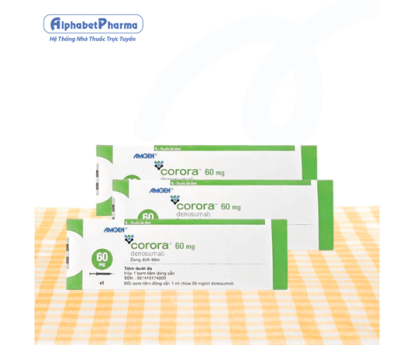 Dung dịch tiêm Corora 60mg (1 bơm tiêm/hộp)