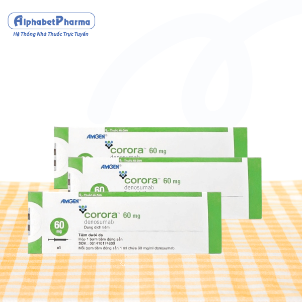 Dung dịch tiêm Corora 60mg (1 bơm tiêm/hộp)