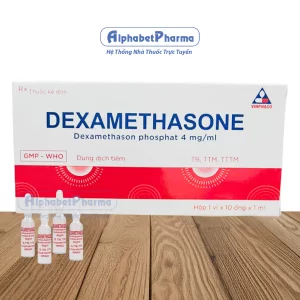 Dung dịch tiêm Dexamethason 4mg/1ml Vinphaco (10 ống/hộp)