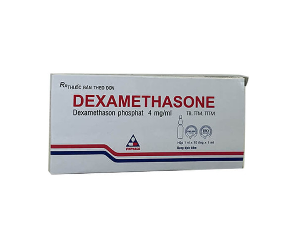 Dung dịch tiêm Dexamethason 4mg/1ml Vinphaco (10 ống/hộp)