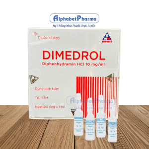 Dung dịch tiêm Dimedrol Vinphaco 10mg/ml (100 ống/hộp)