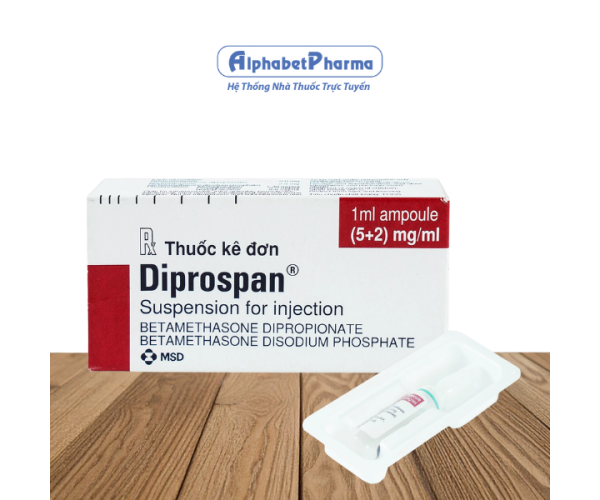 Hỗn dịch tiêm Diprospan 1ml (1 ống/hộp)