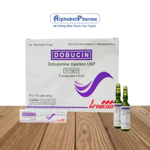 Dung dịch tiêm truyền Dobucin 50mg/ml (5 ống/hộp)