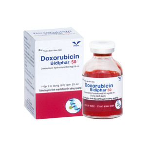 Dung dịch tiêm Doxorubicin Bidiphar 50 (25ml)