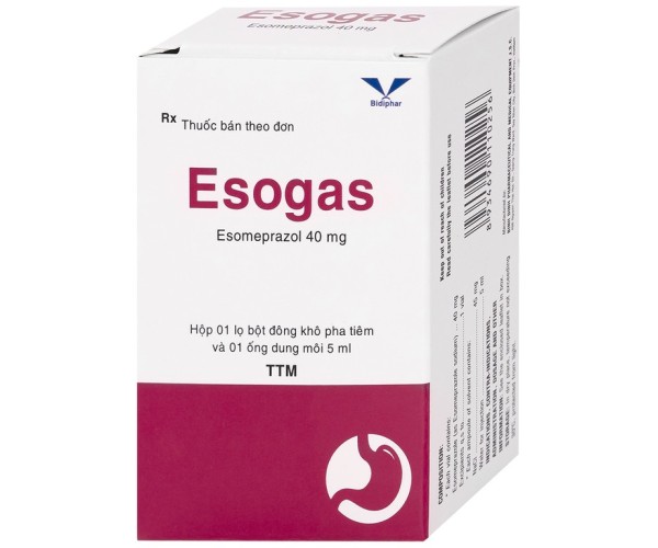 Thuốc bột pha tiêm Esogas 40mg