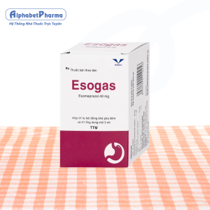 Thuốc bột pha tiêm Esogas 40mg Bidiphar